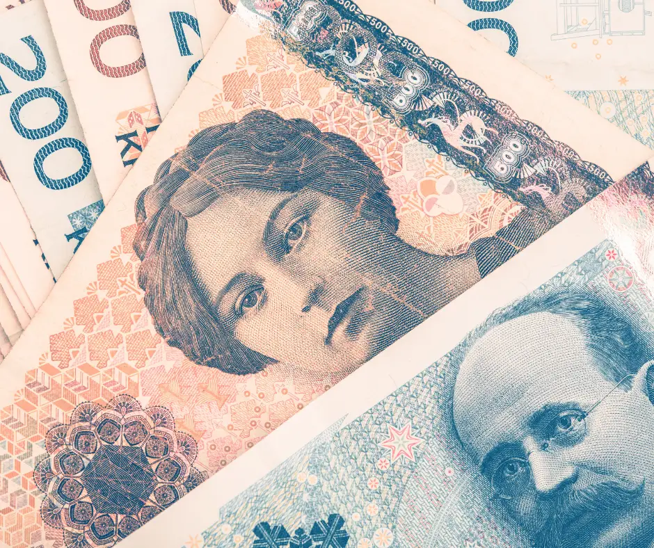 norwegian krone to pounds
